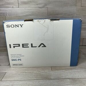Sony IPELA SNC-P5 Network Camera PTZ Motion Detection Wireless Capable Audio